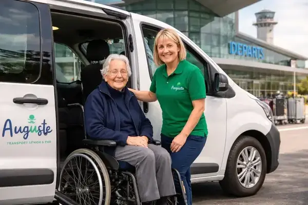 Transfert aéroport Biarritz gare Bayonne transport adapté PMR